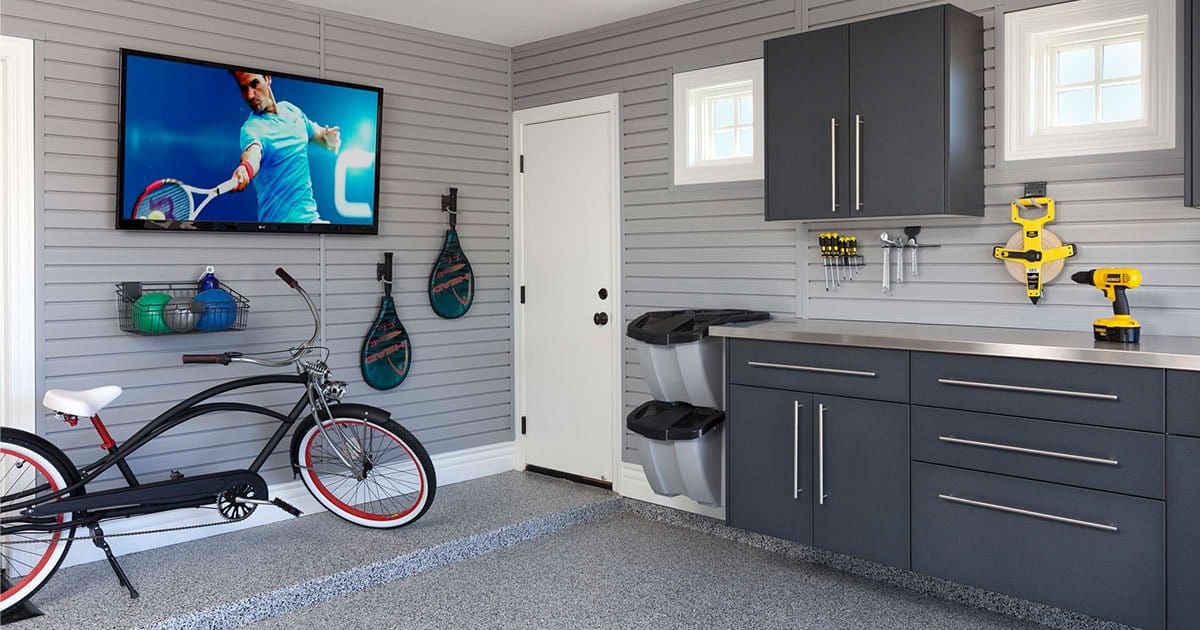 Custom garage storage systems