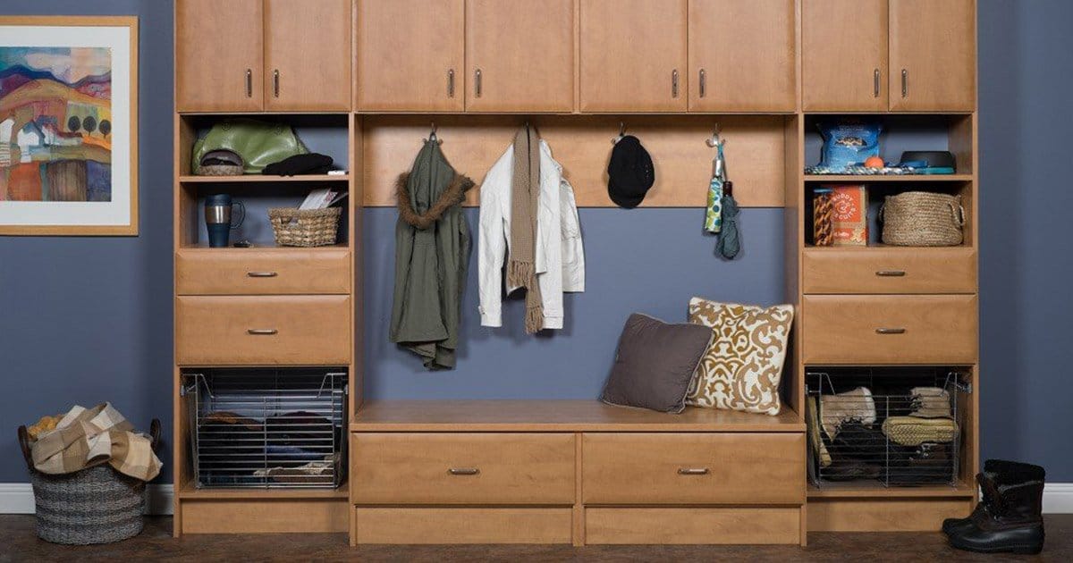 Custom Mudroom Cabinet System