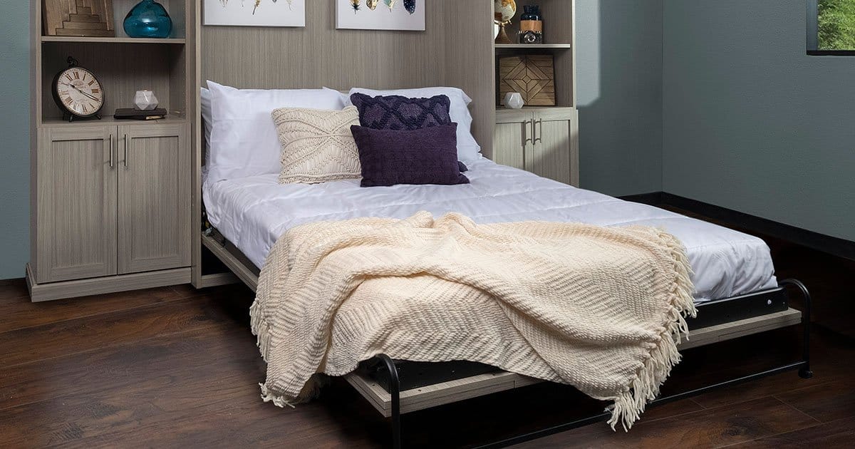 Custom murphy bed installation