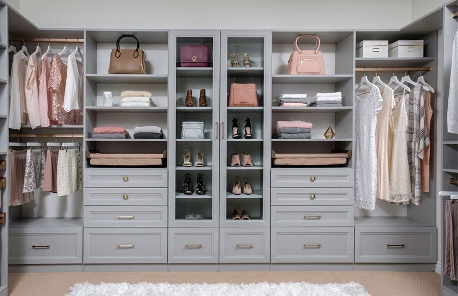 Cloud Walk In Custom Closet System