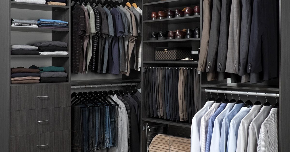 Licorice custom closet system