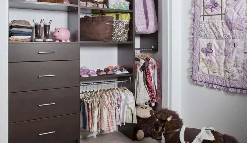 Chocolate Pear Children Kids Custom Closet Systems