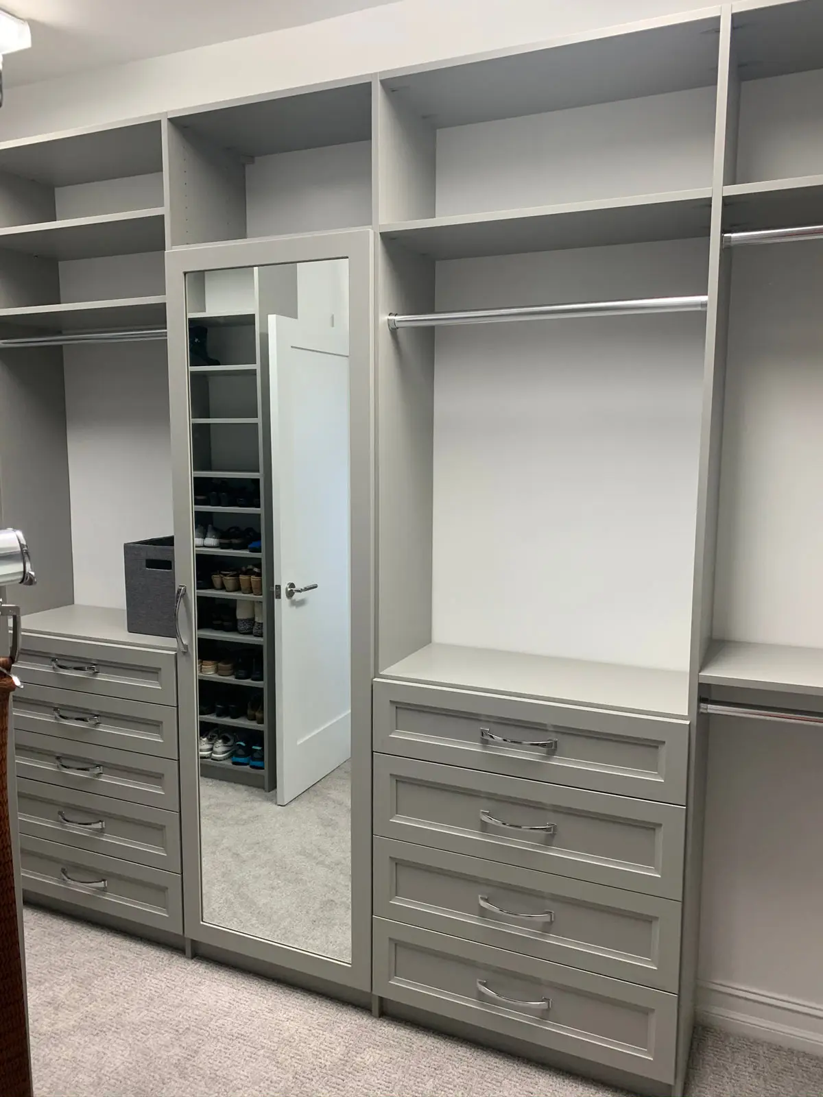Cloud Color Closet System with Island