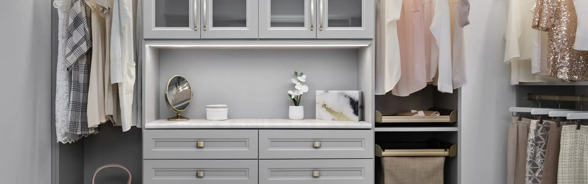 Cloud Color Custom Closet System