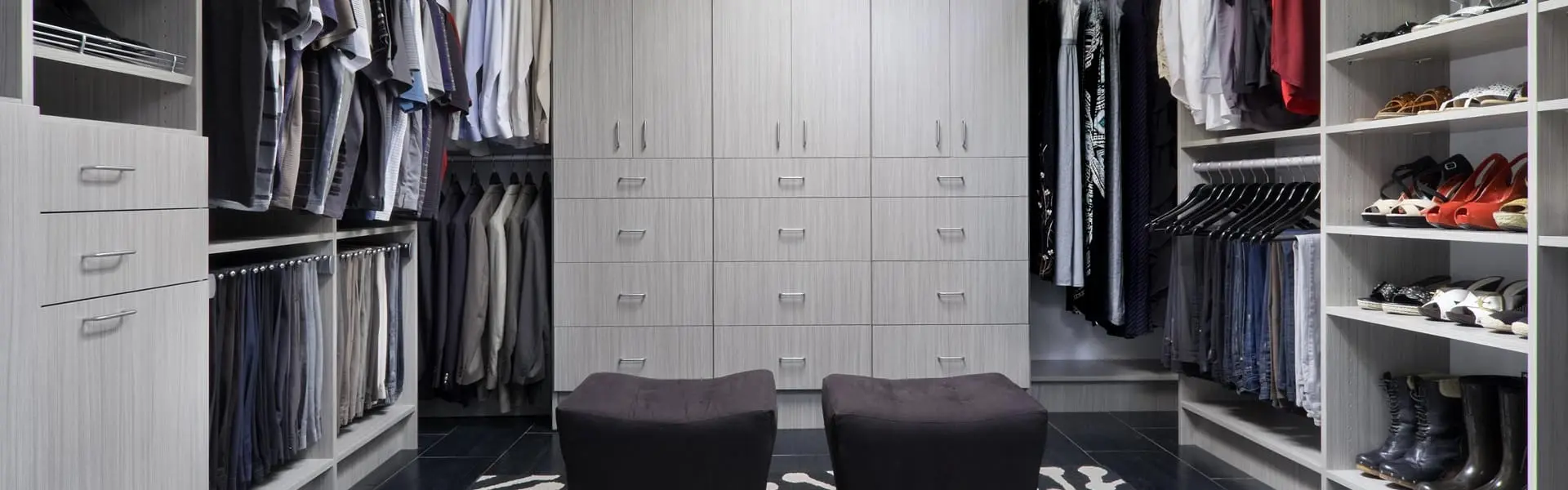 Walk In Custom Closet System
