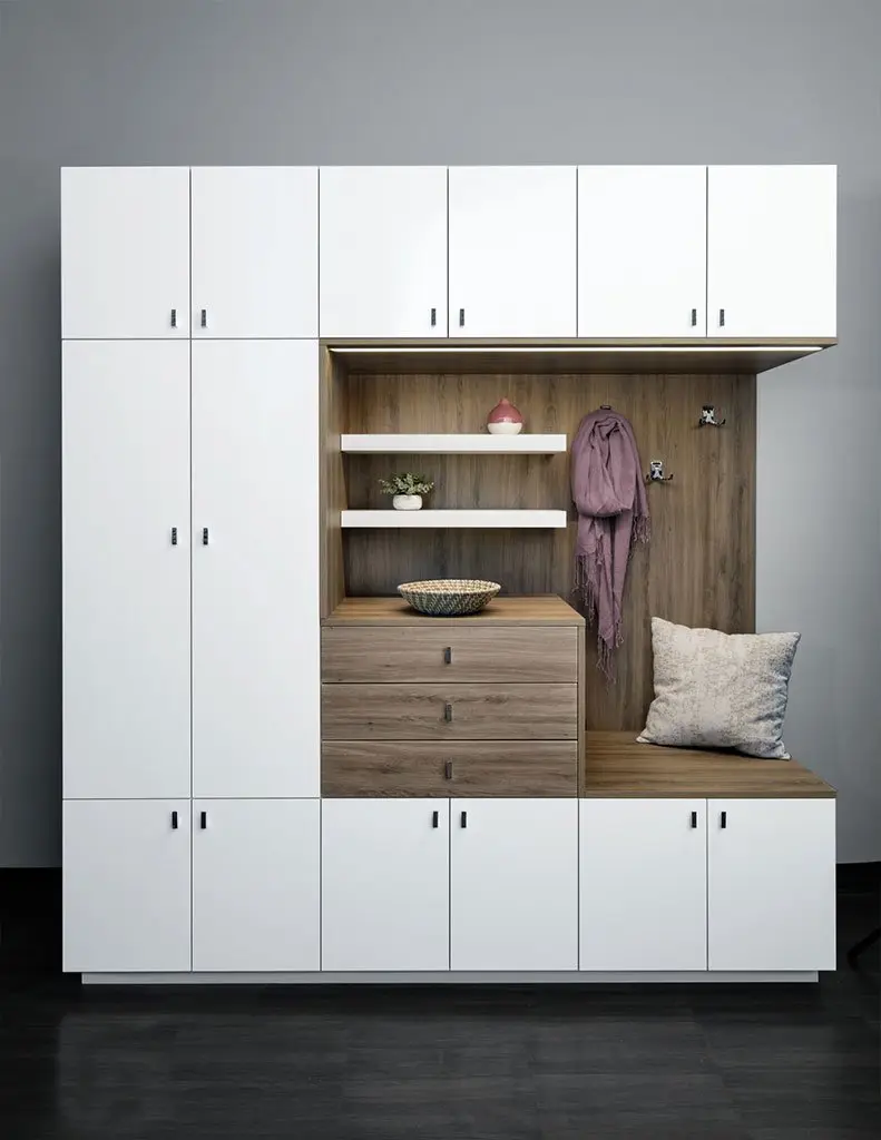 Custom Mudroom Storage System