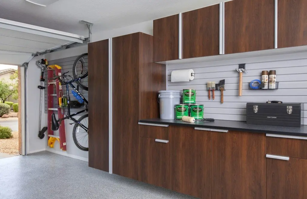Coco Color Custom Garage Cabinet System