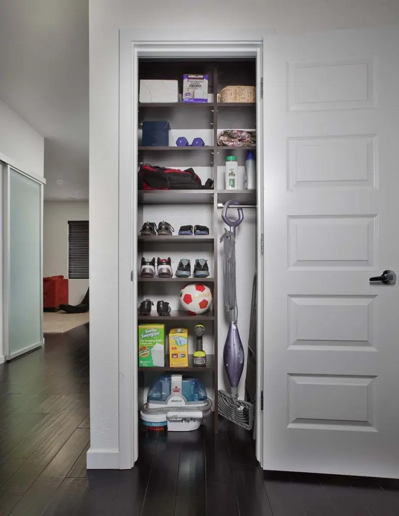 Custom Utility Closet System Installation