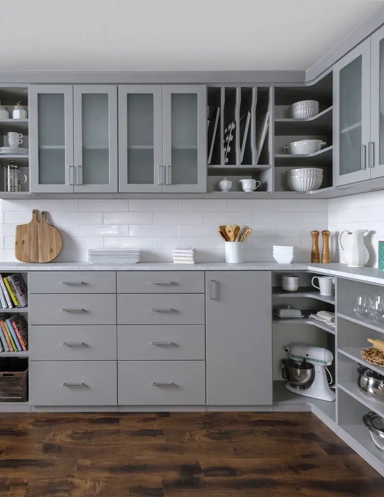 Custom Kitchen Pantry Cabinet System Design