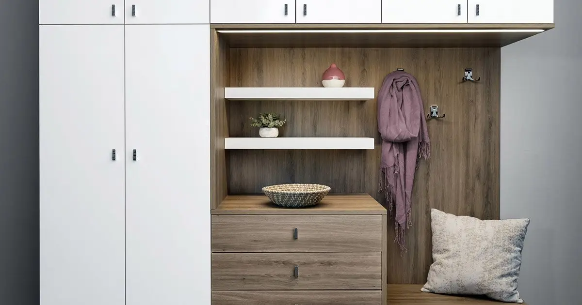 Custom Mudroom Cabinet System