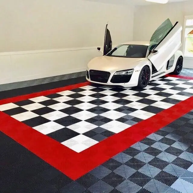 Checkerboard Garage Swisstrax Installation