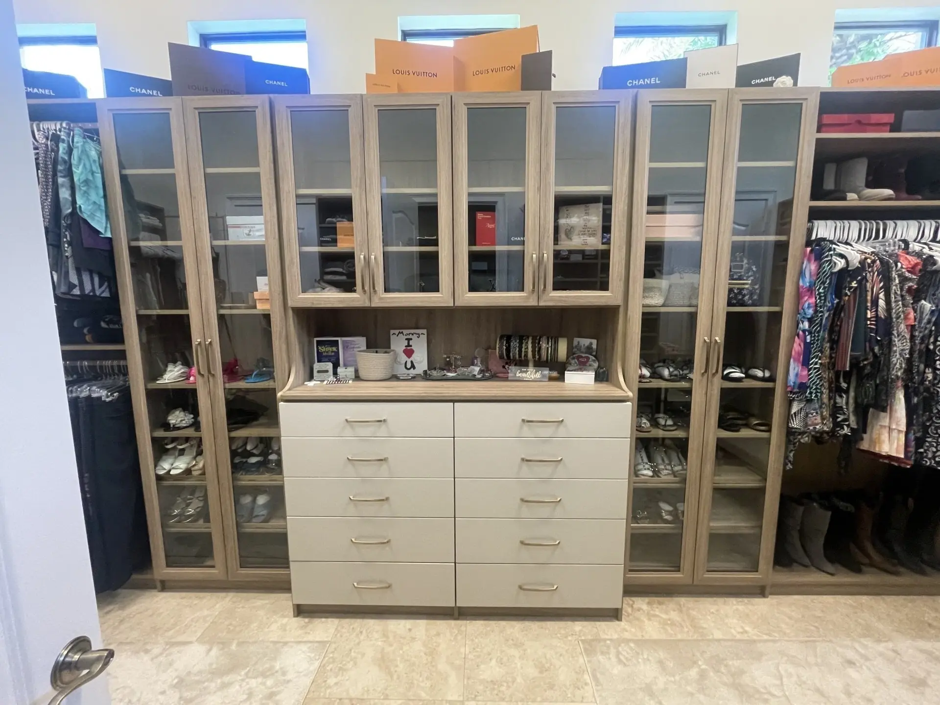 Custom Walk In Closet System Project