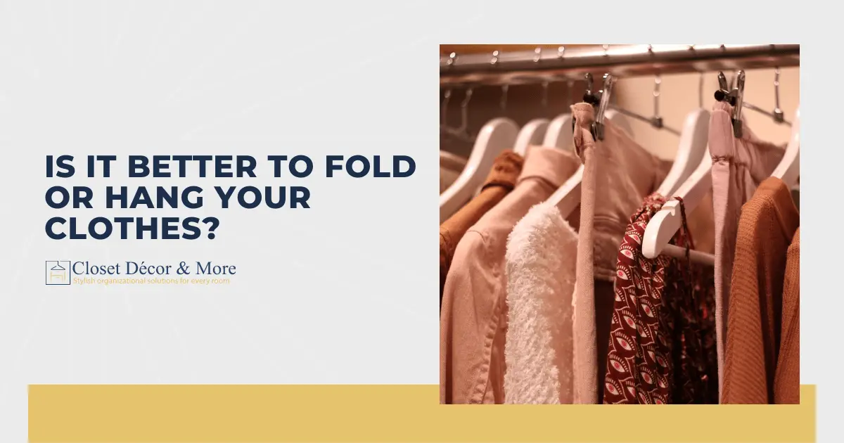 Hang and folding clothes