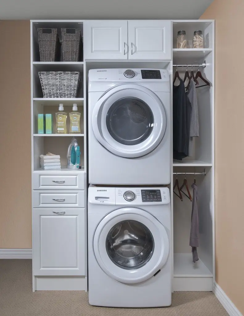 Custom Laundry Room Cabinet Organizers
