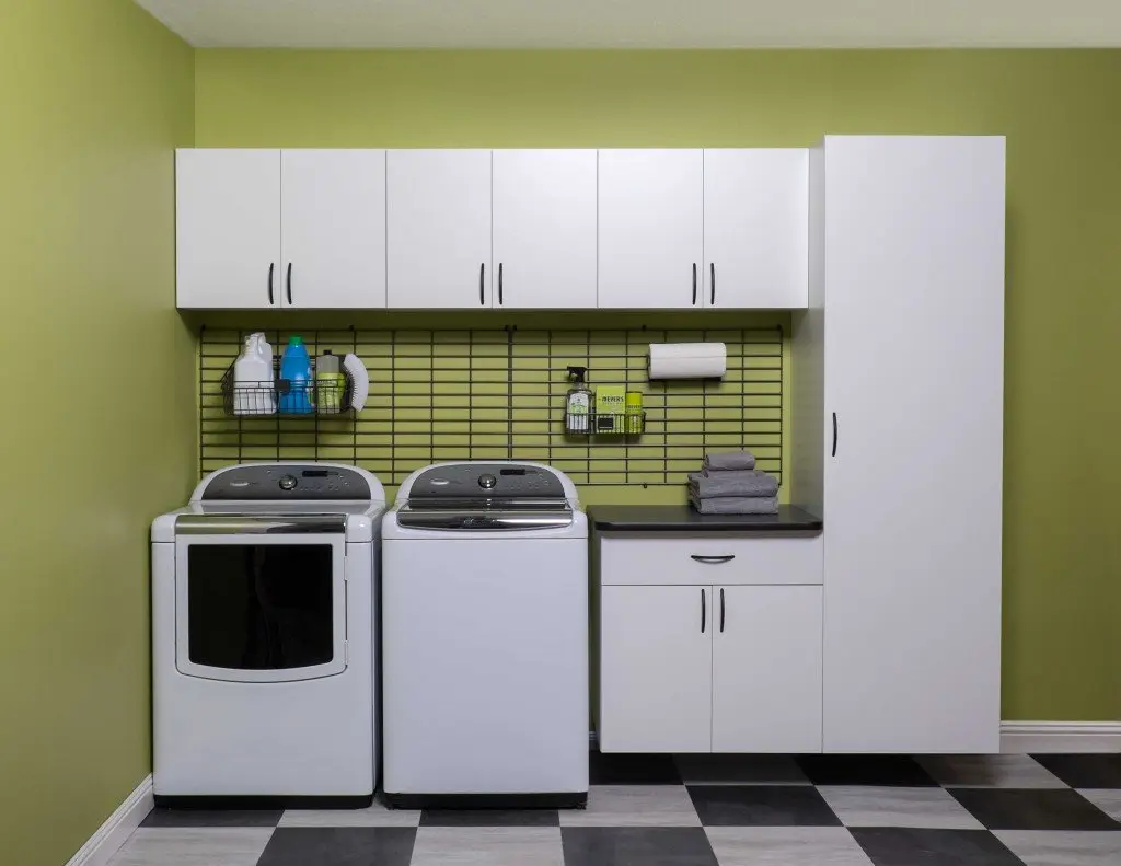 Laundry Room Storage System Installation