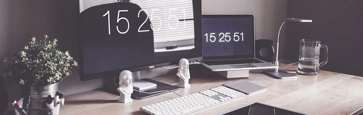 Organized Home Office Desk