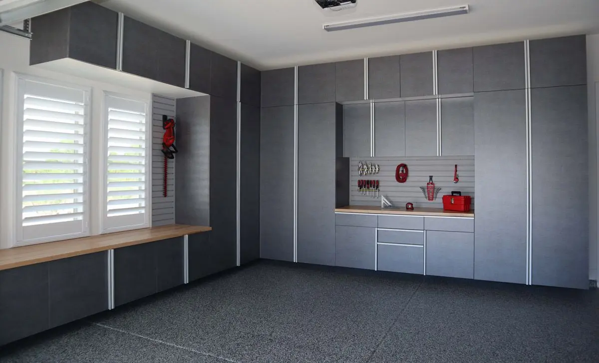 Pewter Garage Cabinets Systems