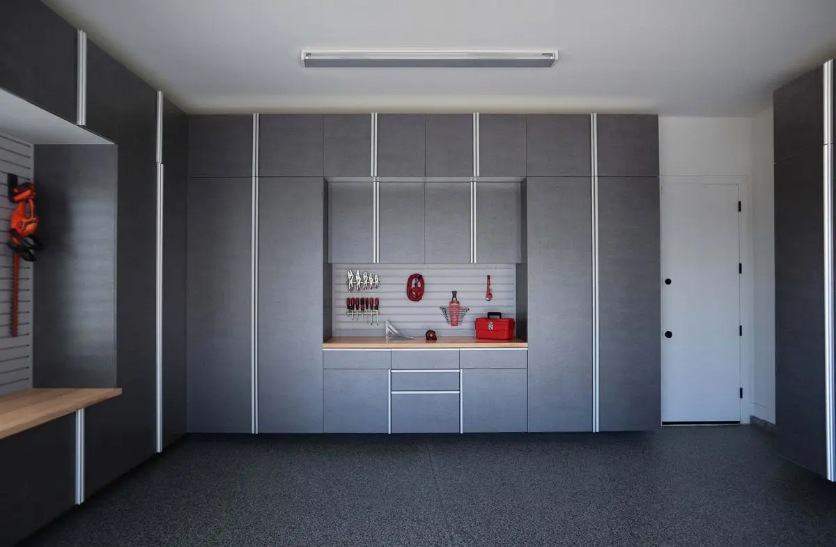 Pewter Garage Cabinets Systems