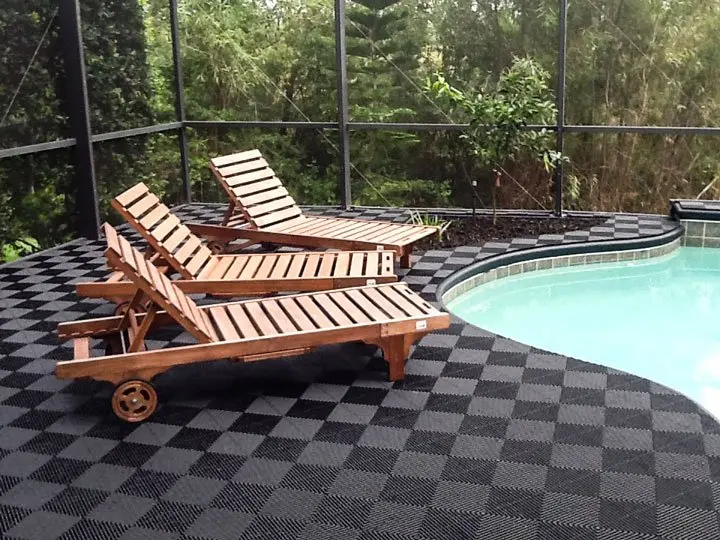 Pool Deck Swisstrax Installation