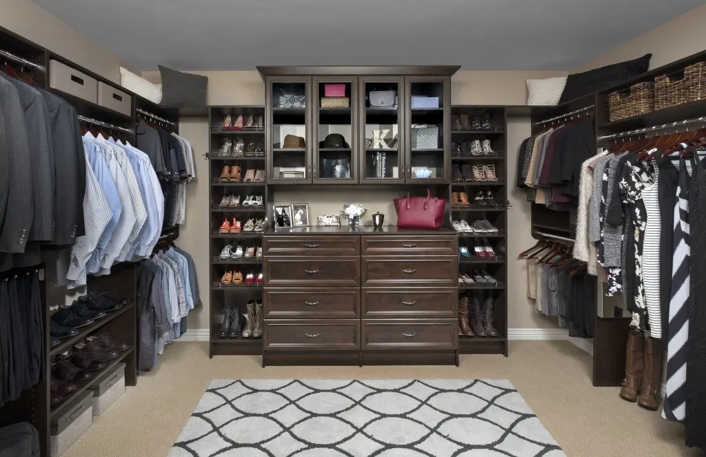 Chocolate Pear  Walk in Custom Closet Systems