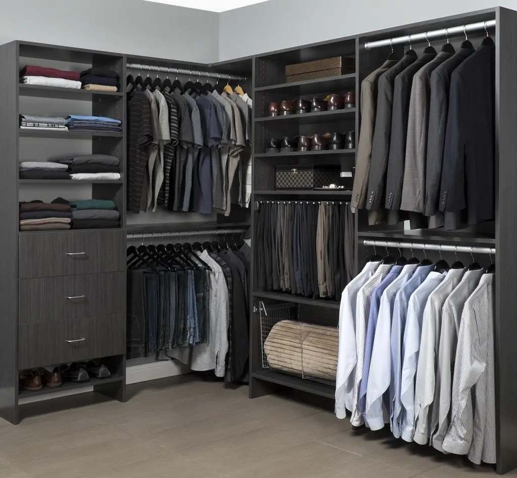 Licorice Walk in Custom Closet Systems