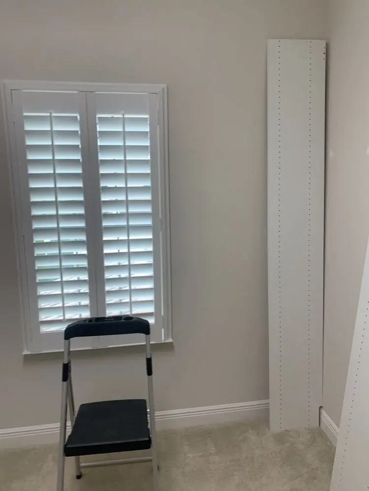 White Modern Style With Corner Hanging Sections (Some Before/during/after)