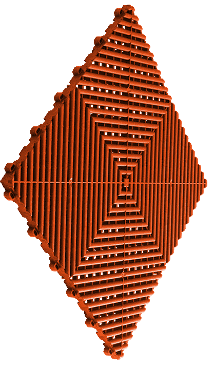 Orange Swisstrax Tile